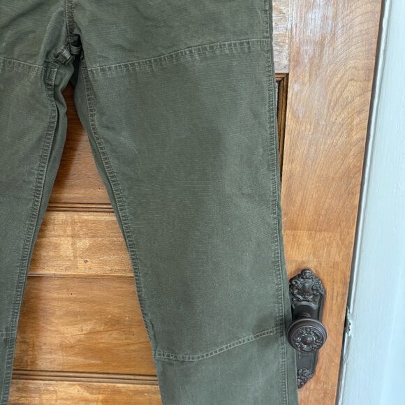J.Crew Wallace & Barnes Double-Knee Carpenter Pants in Dark Green - 33 x 32 - Picture 2 of 7